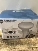 Outdoor Aerial, SLx Digidome For TV Digital Freeview HD 360° Omni Directional Amplified Antenna with