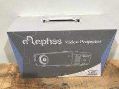 Mini Projector, ELEPHAS Phone Projector 5500 Lumens with 50,000 hrs Long Life LED Portable Home