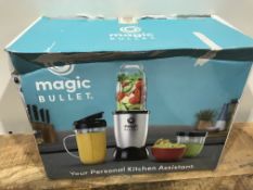 NUTRiBULLET Magic Bullet Deluxe Blender, Mixer & Food Processor, Silver £34.99Condition