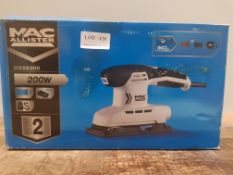 MAC 13 SHEET SANDER 200W £24.20Condition ReportAppraisal Available on Request- All Items are