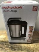 Morphy Richards Saute and Soup Maker 501014 Brushed Stainless Steel Soup Maker £67.99Condition