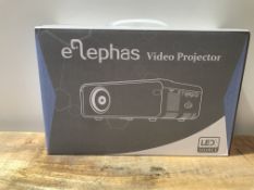 Mini Projector, ELEPHAS Phone Projector 5500 Lumens with 50,000 hrs Long Life LED Portable Home