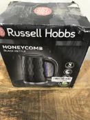 Russell Hobbs 26051 Cordless Electric Kettle - Contemporary Honeycomb Design with Fast Boil and Boil