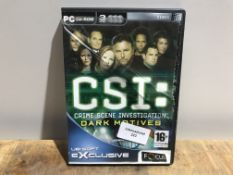 CSI: Crime Scene Investigation - Dark Motives (PC CD) £9.37Condition ReportAppraisal Available on