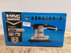 MAC MULTI SANDER 200W £41.30Condition ReportAppraisal Available on Request- All Items are
