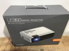 Projector APEMAN Portable Mini Projector 5500 Lumens [2021 Upgraded] Support 1080P Max 180"