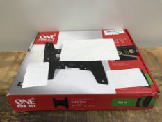 One For All TV Bracket WM4221 Tilt (15°) Wall Mount – Screen size 19-43 Black £16.00Condition