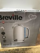 Breville Impressions Electric Kettle, 1.7 Litre, 3 KW Fast Boil, White [VKJ378] £29.06Condition