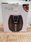 Muzili Air Fryer, Digital Mini Air Fryer 6-in-1 Oil Free Healthy Fryer Family-Size Capacity Oven/