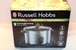 RRP £27.99 Russell Hobbs 19750 Rice Cooker and Steamer, 1.8 Litre, Silver