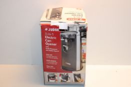 RRP £19.99 Judge Electric Can Opener with Knife Sharpener and Bottle Opener