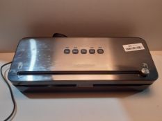 RRP £39.99 Bonsenkitchen Vacuum Sealer with Built-in Cutter & Roll Bag Storage