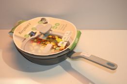 RRP £44.99 BergHOFF - Leo Aluminium Non-Stick Sauté Pan with Lid - Grey - 26cm