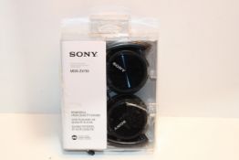 RRP £12.50 Sony MDR-ZX110 Overhead Headphones - Black