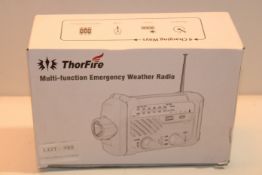 RRP £18.99 Thorfire Solar Radio/LED Flashlight