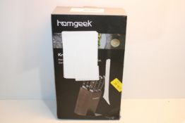 RRP £49.99 homgeek Knife Set with Block