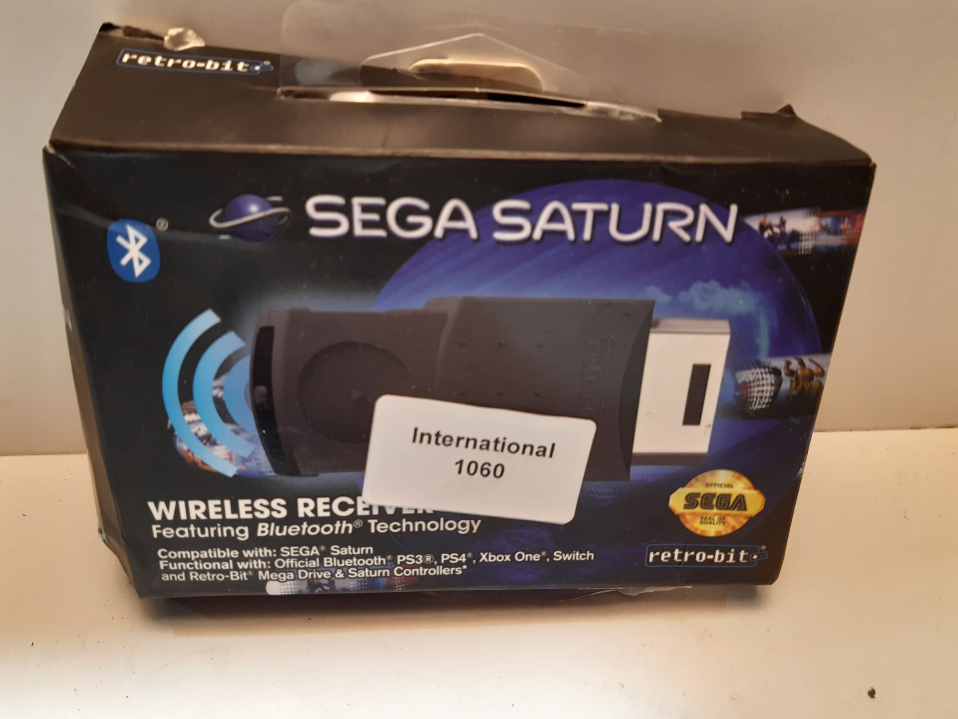 RRP £14.99 Retro-Bit Official SEGA Saturn Bluetooth Receiver for Sega Saturn Console