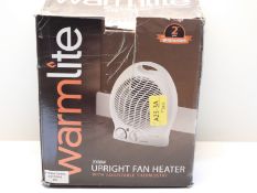 RRP £12.73 Warmlite Portable Upright Fan Heater, White (Renewed)