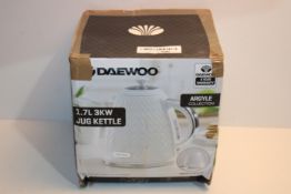 RRP £29.22 Daewoo SDA1780 Argyle 1.7L Plastic Removable & Washable