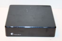 RRP £52.50 Pro-Ject Phono Box E, Hi-Fi Moving Magnet Phono Stage (Black)