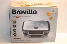 RRP £33.00 Breville Deep Fill Sandwich Toaster and Toastie Maker with Removable Plates