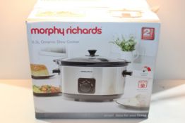 RRP £37.99 Morphy Richards 461013 6.5 Litre Ceramic Slow Cooker, One-Pot Solution