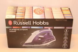 RRP £15.89 Russell Hobbs Supreme Steam Traditional Iron 23060, 2400 W, Purple/White