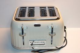 RRP £34.99 Breville VTT702 Impressions 4-Slice Toaster with High-Lift and Wide Slots