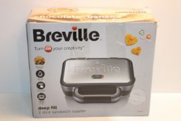 RRP £33.00 Breville Deep Fill Sandwich Toaster and Toastie Maker with Removable Plates