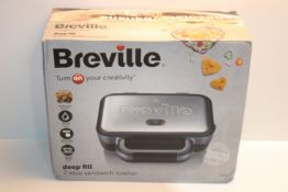 RRP £33.00 Breville Deep Fill Sandwich Toaster and Toastie Maker with Removable Plates