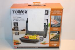 RRP £29.99 Tower T27009 4-Portion Stainless Steel and Ceramic