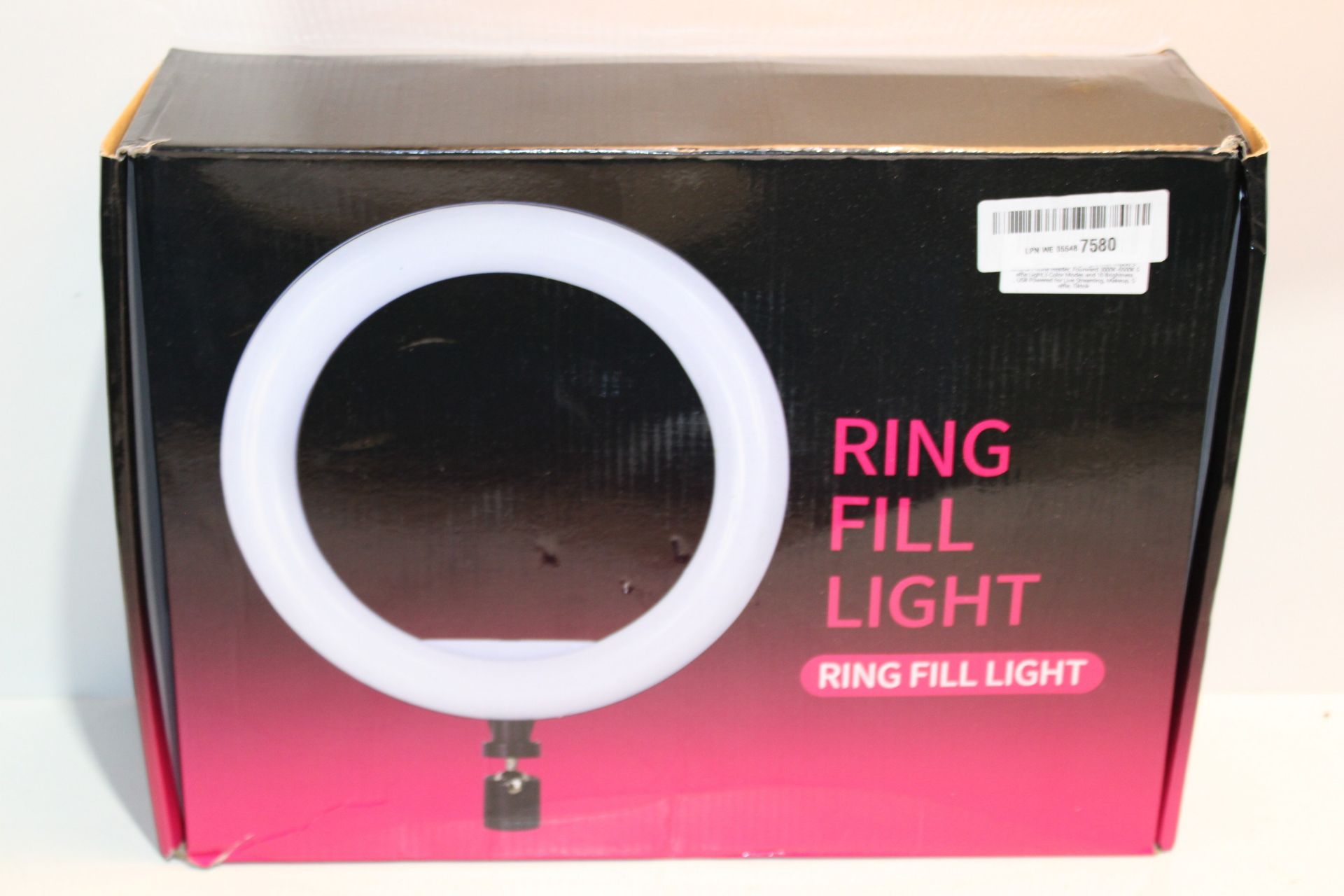 RRP £16.79 10.2 inch Led Ring Light with Tripod Stand & Phone Holder