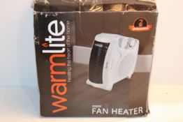 RRP £12.99 Warmlite WL44001 Thermo Fan Heater with 2 Heat Settings and Overheat Protection