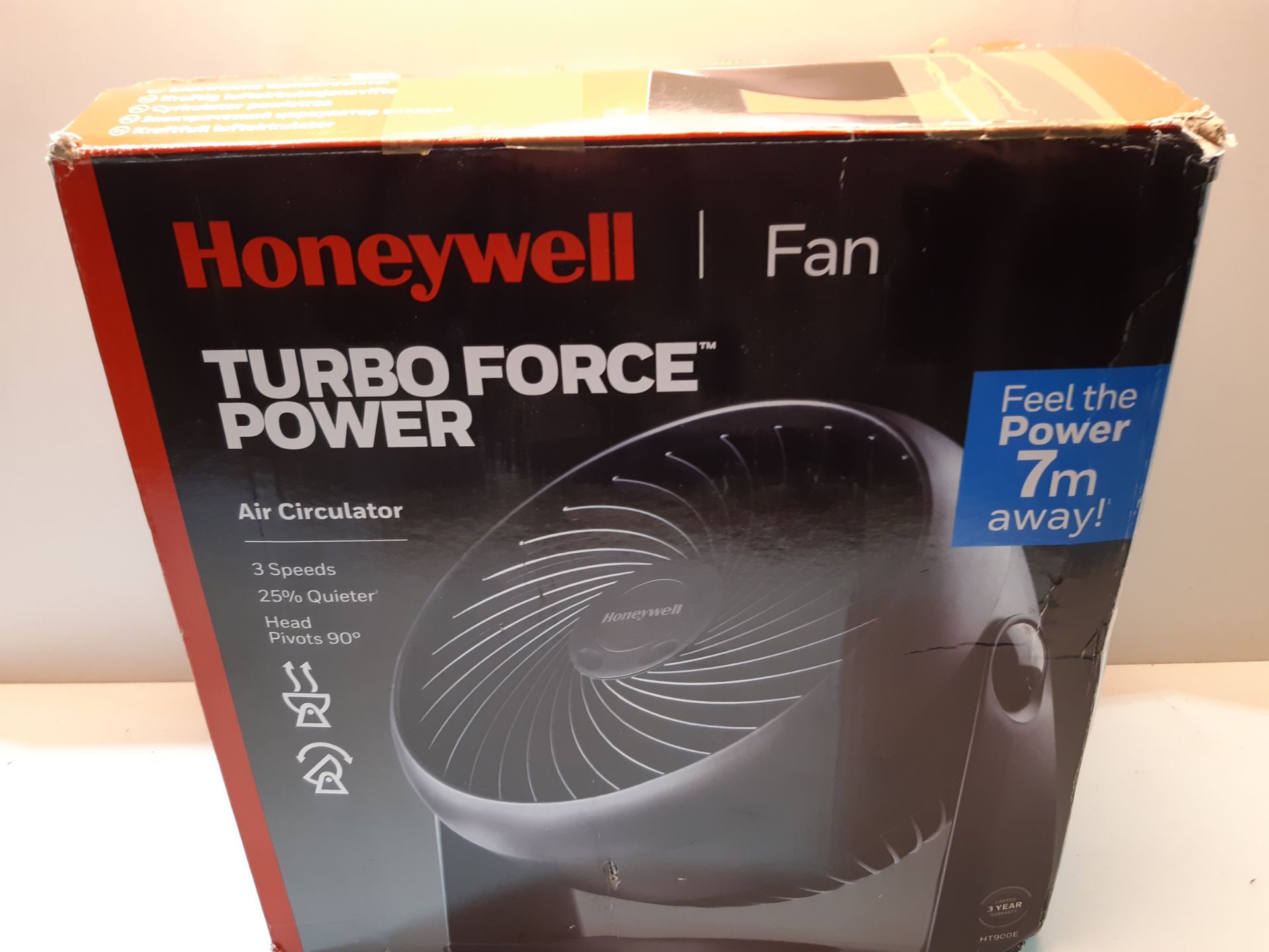 RRP £23.50 Honeywell HT900EV1 Turbo Fan