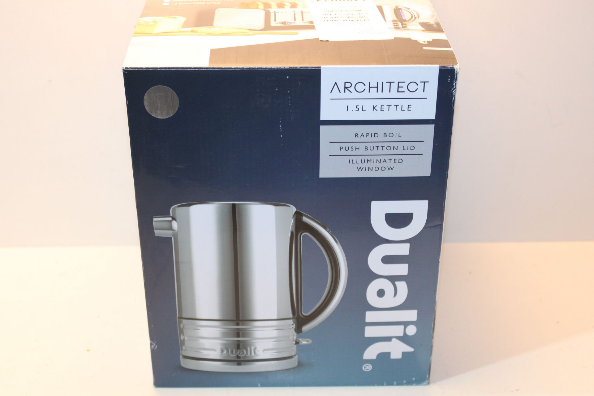 RRP £85.95 Dualit Architect Kettle | 1.5 L 2.3 KW Stainless Steel