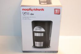 RRP £24.96 Morphy Richards Coffee On The Go Filter Coffee Machine