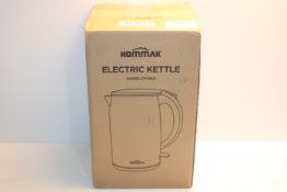 RRP £29.99 Hommak Stainless Steel Electric Kettle