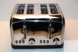 RRP £7.35 Aigostar 4 Slice Toaster 1900W Stainless Steel with High Lift & Wide Slots