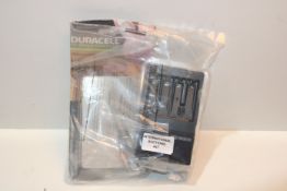 RRP £13.67 Duracell CEF14 4 hours Battery Charger with 2 AA and 2 AAA