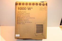 RRP £11.68 OPP 1000W QAURTZ HEATER 29X20X38CM