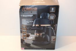 RRP £39.01 Tower T13014MNB Cavaletto Espresso Maker with Frothing Function