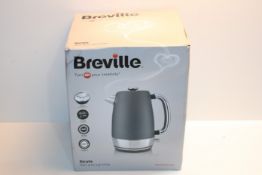 RRP £42.99 Breville Strata Electric Kettle, 1.7 Litre, 3 KW Fast Boil, Matt Grey [VKJ994]