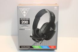 RRP £34.99 Turtle Beach Recon 200 Black Amplified Gaming Headset - PS4
