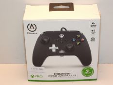 RRP £29.99 PowerA Enhanced Wired Controller for Xbox - Black Gamepad