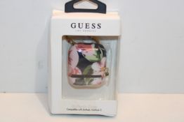 RRP £14.95 Guess Silicone Case for Apple AirPods Floral - N.3