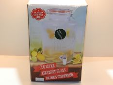 RRP £22.69 The Vintage Company B 51050 Jumbo Glass Drinks Dispenser