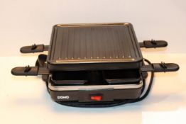 RRP £28.03 Domo DO9147G Raclette Grill, 600 W, Black