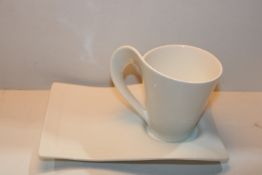 RRP £103.62 Villeroy & Boch New Wave Cappuccino Set