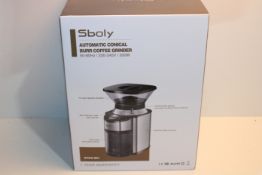 RRP £73.34 Sboly Conical Burr Coffee Grinder