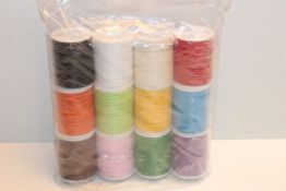 RRP £10.99 Waxed Cotton Cord Craft Waxed Thread Imitation Leather